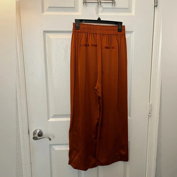 ! NICHOLAS Sonia Pant silk burnt orange size 6 - Picture 3 of 7